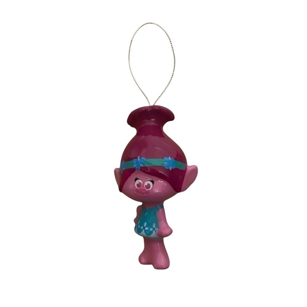 Poppy Troll Large 3D Ornament Pink Dreamworks Christmas Tree